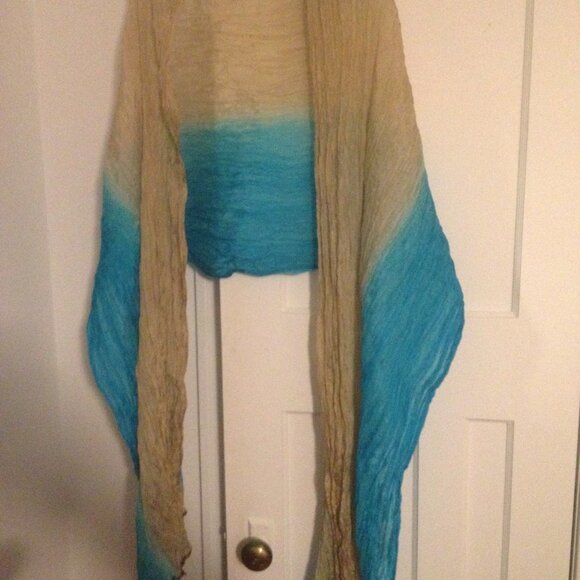 Womens gold/teal east indian three piece outfit sm - Picture 5 of 10